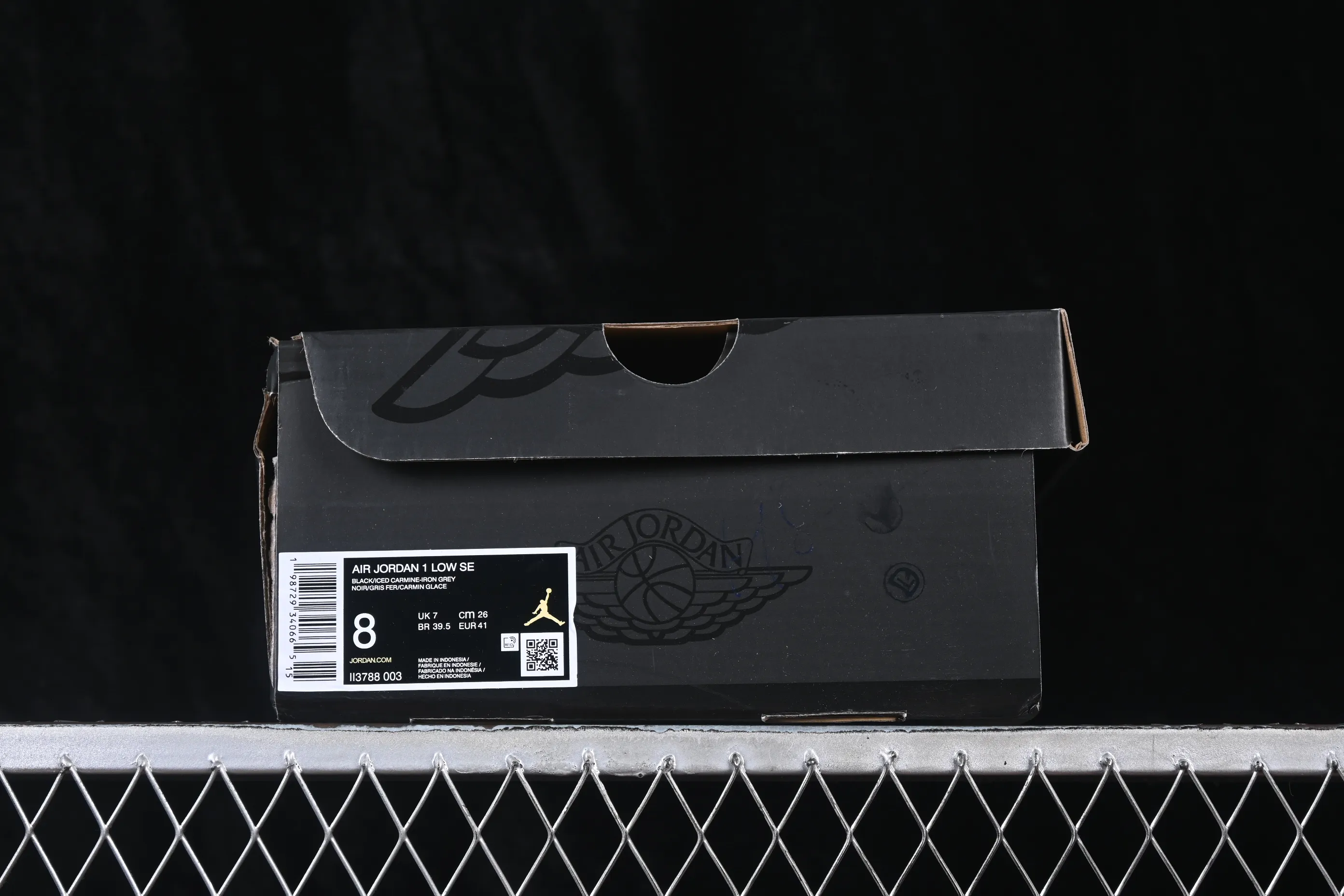 All categories Air Jordan Jordan series basketball shoes Air Jordan 1 Low G version pure original Air Jordan 1 Low AJ1 Joe 1 black gray purple low-top retro culture basketball shoes II3788-003